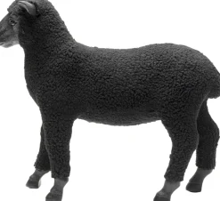 KARE Design Koriste-Esineet*Happy Sheep Wool Lammas Koriste-esine Musta 37cm
