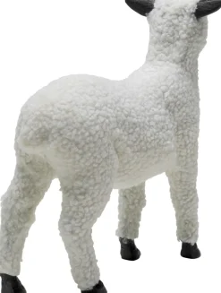 KARE Design Koriste-Esineet*Happy Sheep Woollammas Koriste-esine Valkoinen 28cm
