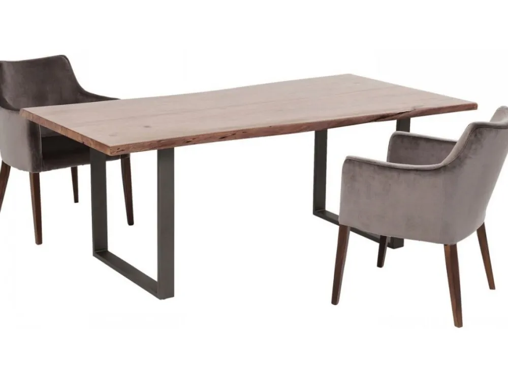 KARE Design Pöydät*Harmony Dark Pöytä, Raaka Metalli 180x90cm