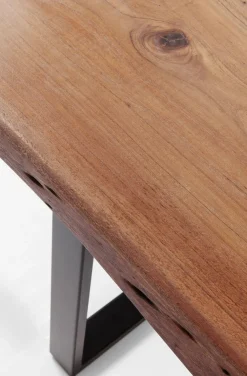 KARE Design Pöydät*Harmony Dark Pöytä, Raaka Metallil 200x100cm