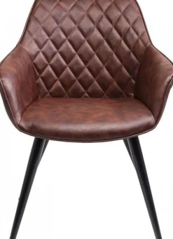 KARE Design Tuolit*Harry Tuoli Käsinojilla, Ruskea