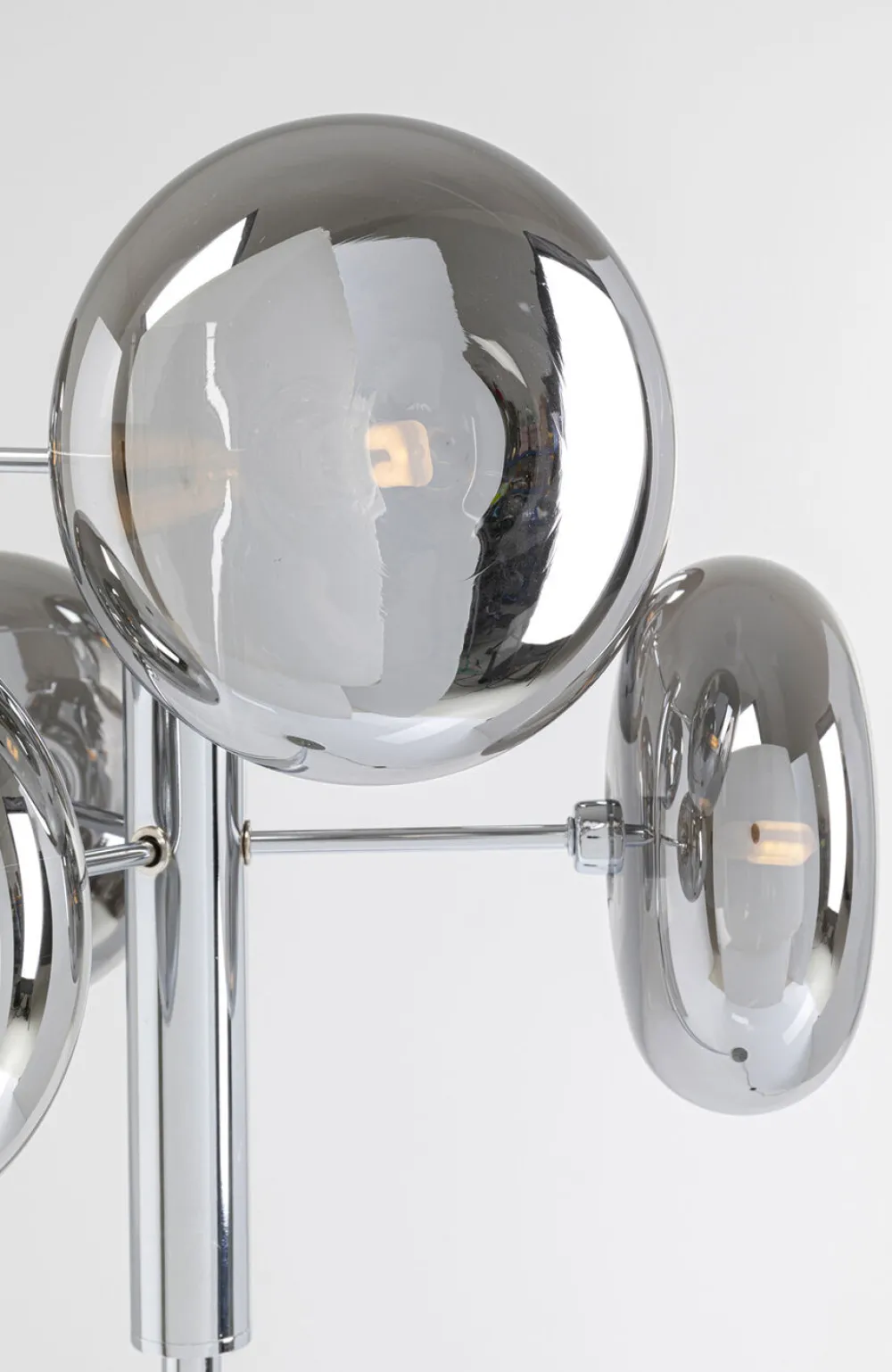 KARE Design Lattiavalaisimet*Headlight Lattiavalaisin Kromi 163cm