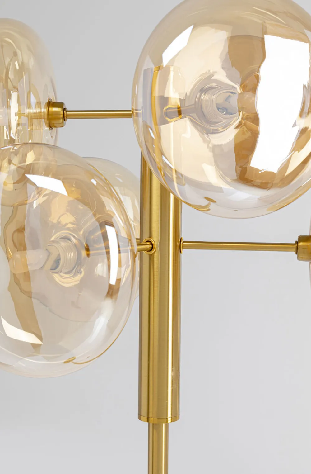 KARE Design Lattiavalaisimet*Headlight Lattiavalaisin Messinki 163cm