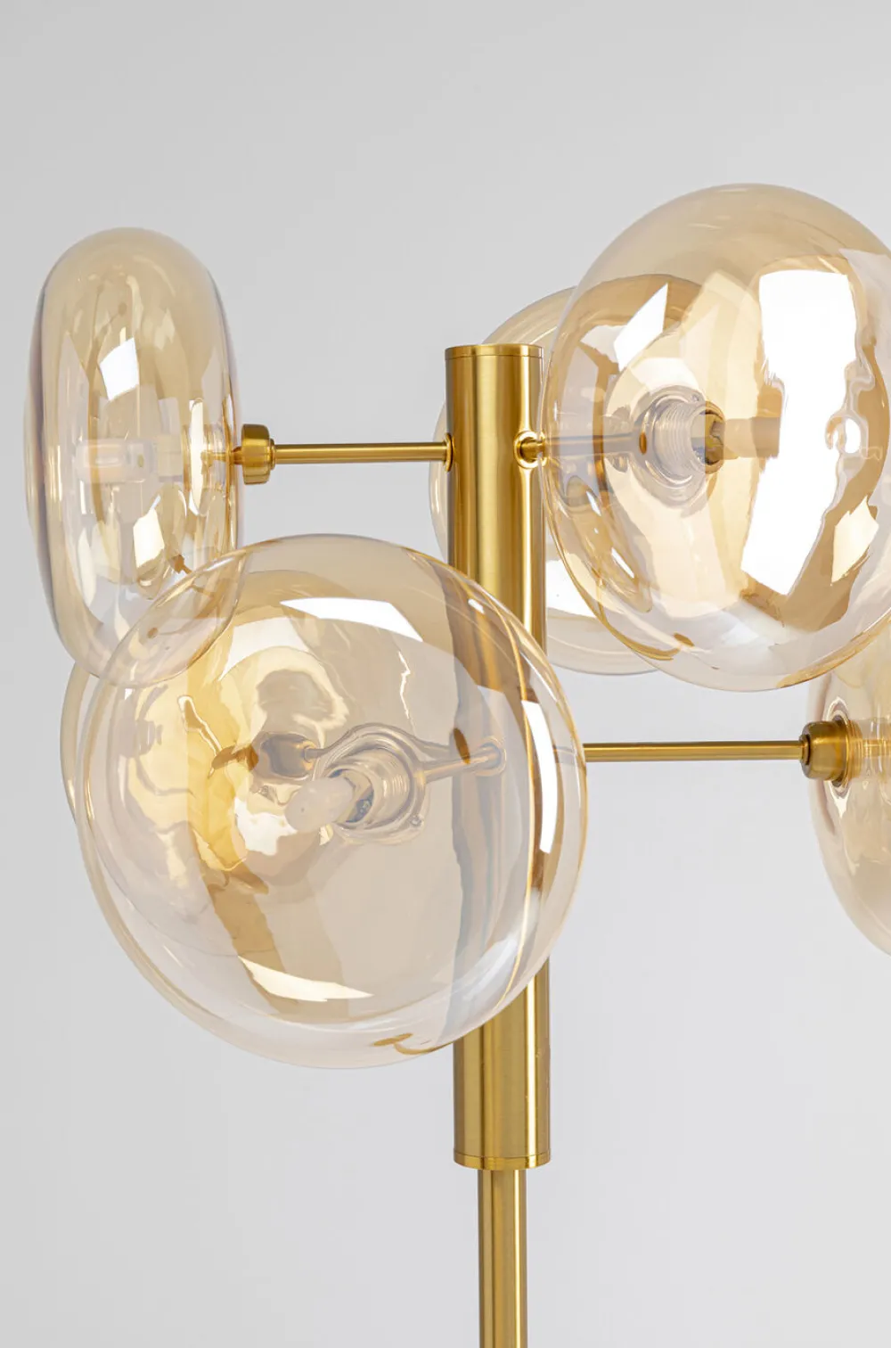 KARE Design Lattiavalaisimet*Headlight Lattiavalaisin Messinki 163cm