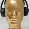 KARE Design Koriste-Esineet*Headphone Mount Gold Metallic Kuuloketeline