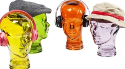 KARE Design Koriste-Esineet*Headphone Mount Transparent Kuuloketeline, Eri Värejä 29cm