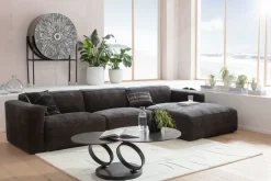 KARE Design Olohuone|Kulmasohvat*Henry Kulmasohva, Oikea - Harmaa 335x170cm