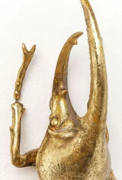 KARE Design Seinäkoristeet*Herkules Beetle Kovakuoriainen Seinäkoriste, Kulta