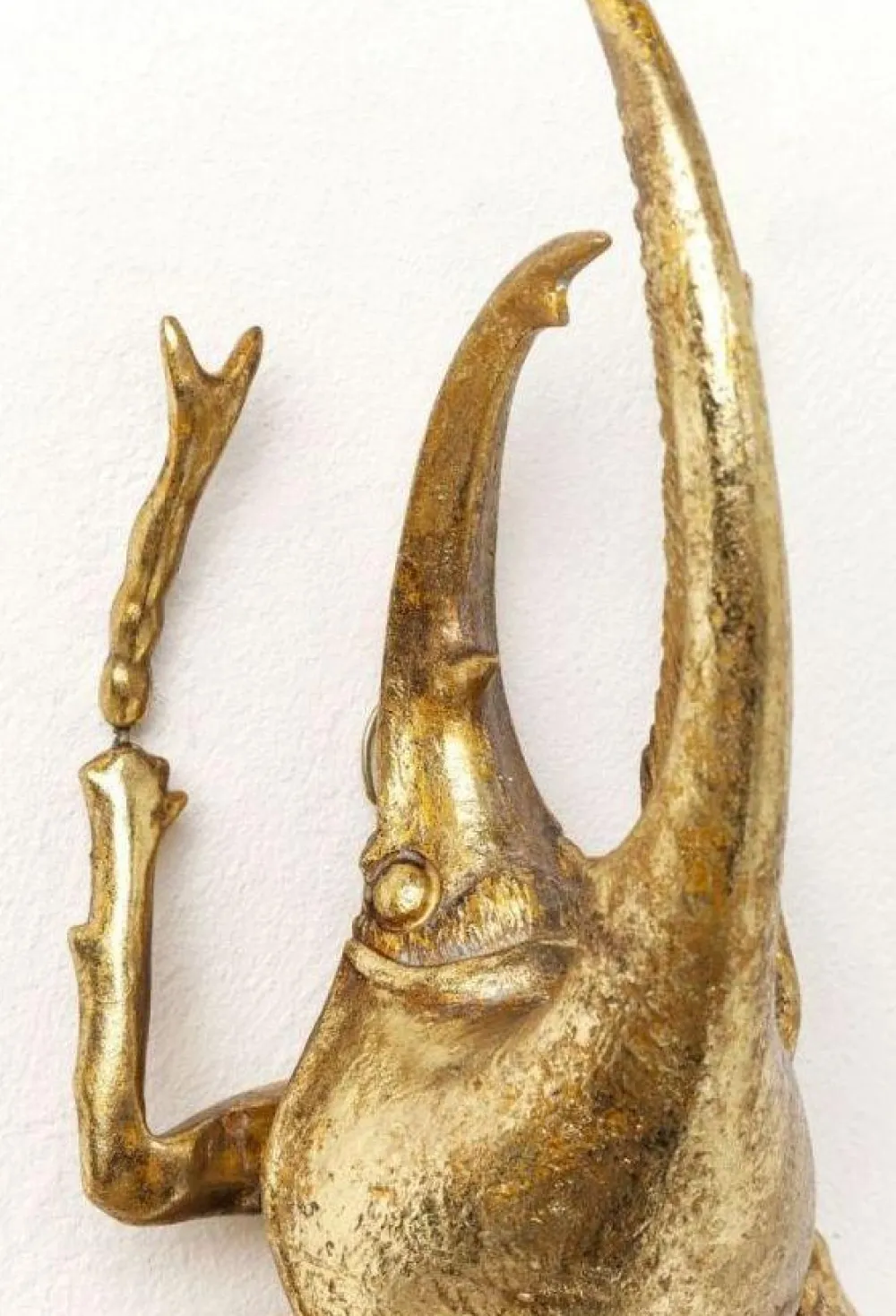 KARE Design Seinäkoristeet*Herkules Beetle Kovakuoriainen Seinäkoriste, Kulta