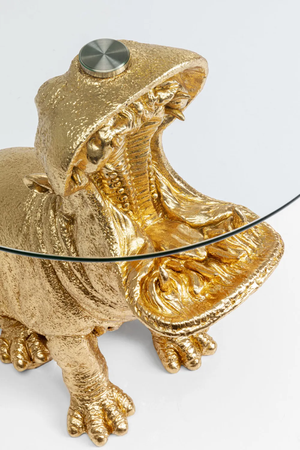 KARE Design Sohvapöydät|Olohuone*Hippo, Virtahepo Sivupöytä, Ø48cm