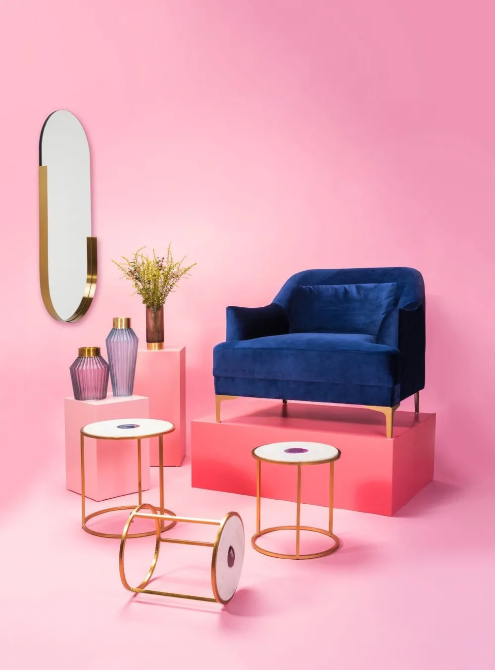 KARE Design Peilit*Hipster Oval Peili 50x114cm