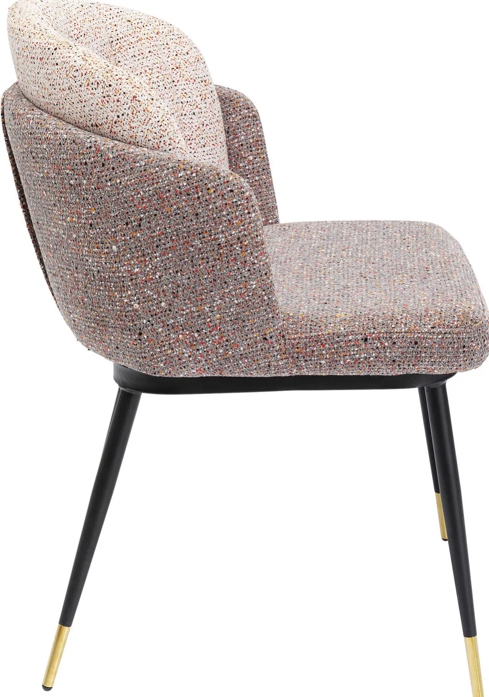 KARE Design Tuolit*Hojas Flitter Tuoli, Beige-ruskea