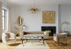 KARE Design Peilit*Hologram Peili, Kulta 119x76cm