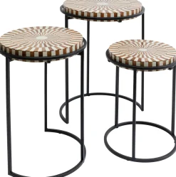 KARE Design Sohvapöydät|Olohuone*Hula Hula Sivupöytä (3/Setti)