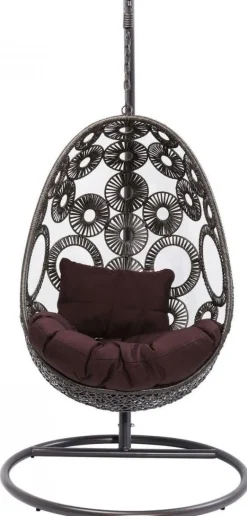 KARE Design Nojatuolit*Ibiza Brown Roikkuva Tuoli, Ruskea