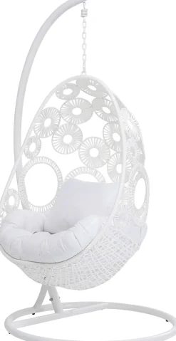 KARE Design Nojatuolit*Ibiza Roikkuva Tuoli, Ulkokaluste, Valkoinen