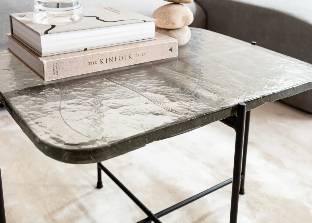 KARE Design Sohvapöydät|Olohuone*Ice Sohvapöytä, Musta 63x46cm