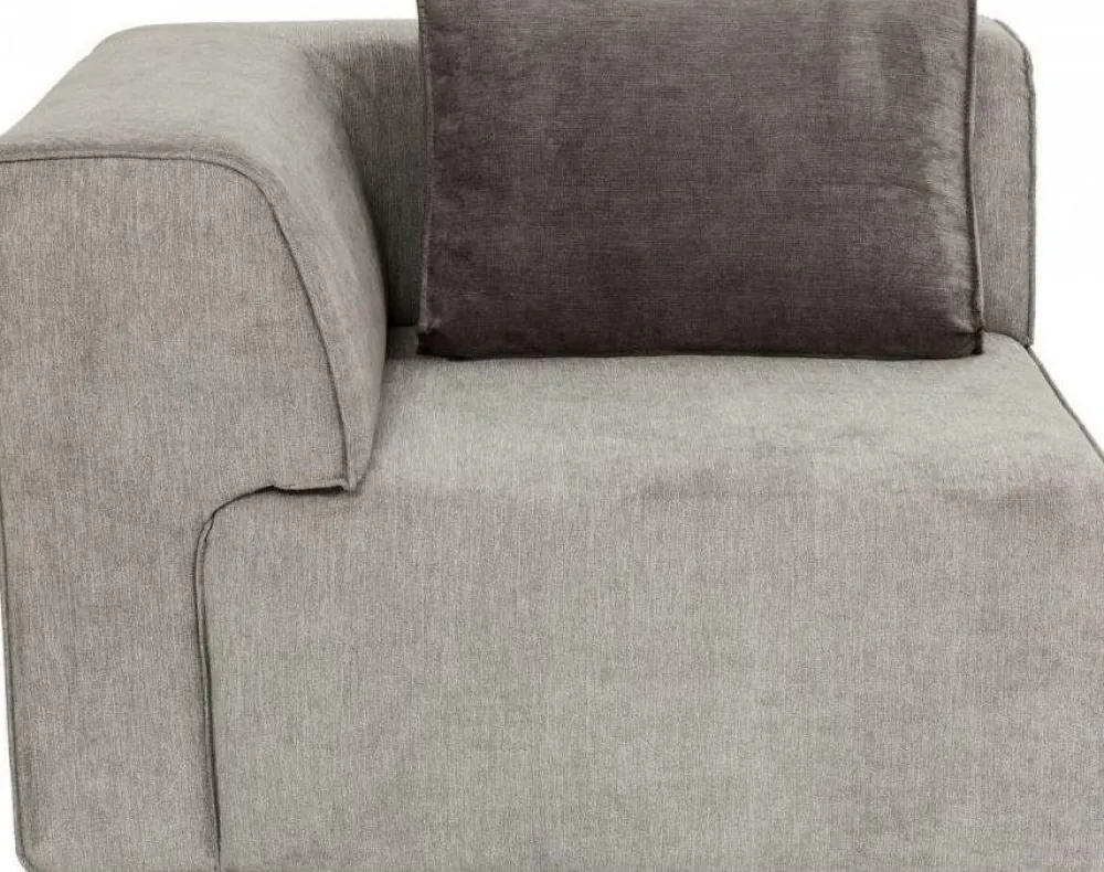 KARE Design Olohuone|Moduulisohvat*Infinity Elements Kulmamoduuli Harmaa, Vasen 100cm