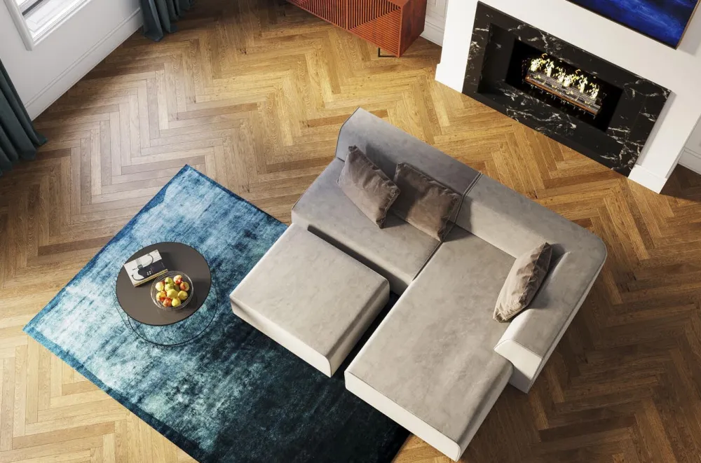 KARE Design Moduulisohvat*Infinity 2-istuttava Moduuli, Harmaa 120cm