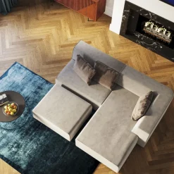 KARE Design Moduulisohvat*Infinity 2-istuttava Moduuli, Harmaa 100cm