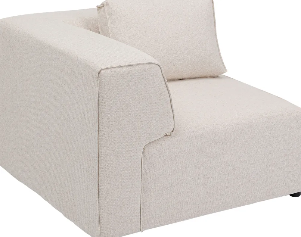 KARE Design Olohuone|Moduulisohvat*Infinity Kulmamoduuli - Kermanvärinen, Oikea 100cm