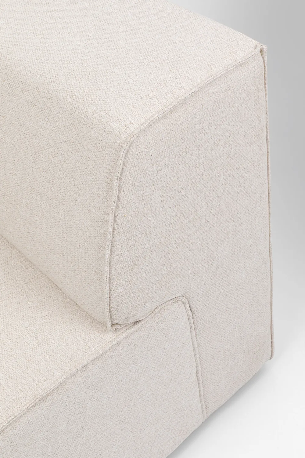 KARE Design Olohuone|Moduulisohvat*Infinity Kulmamoduuli - Kermanvärinen, Oikea 100cm