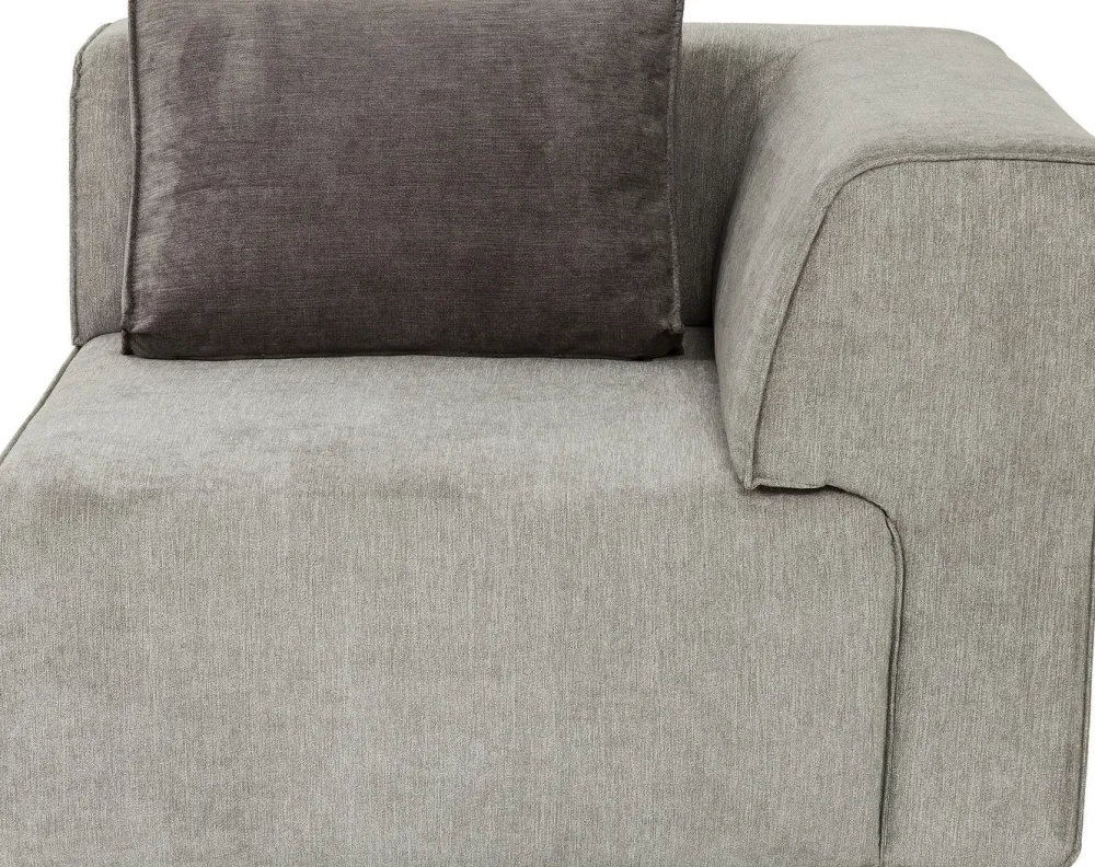 KARE Design Moduulisohvat|Kulmasohvat*Infinity Kulmamoduuli Harmaa, Oikea, 100cm