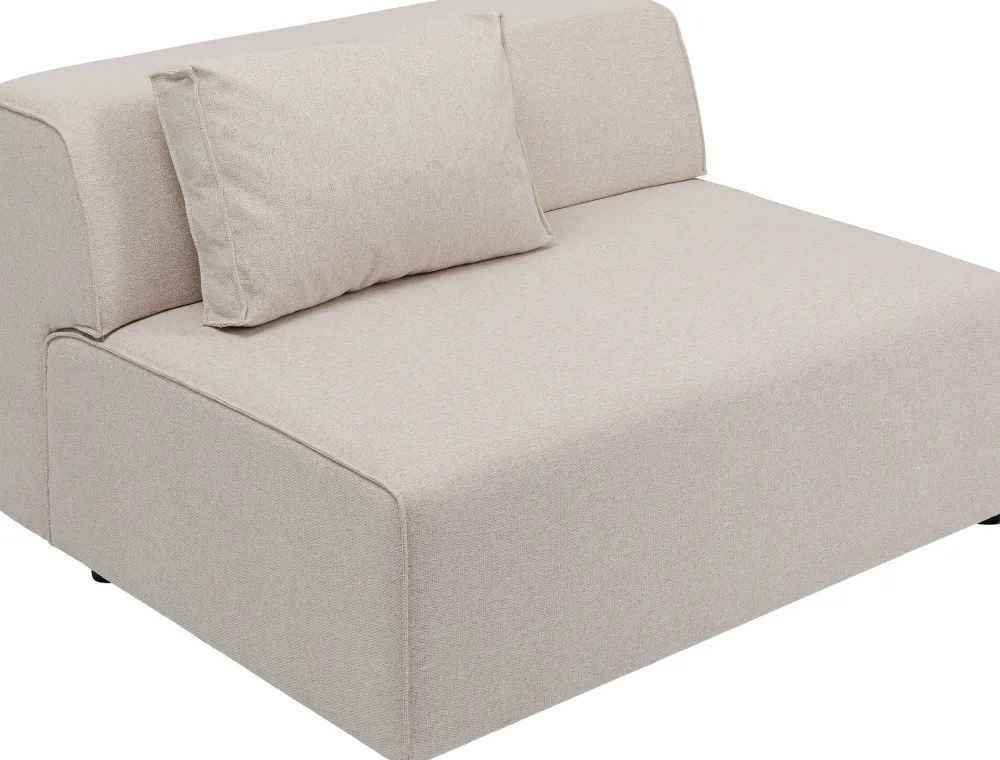 KARE Design Moduulisohvat*Infinity Moduuli, 2-istuttava - Kermanvärinen 120cm