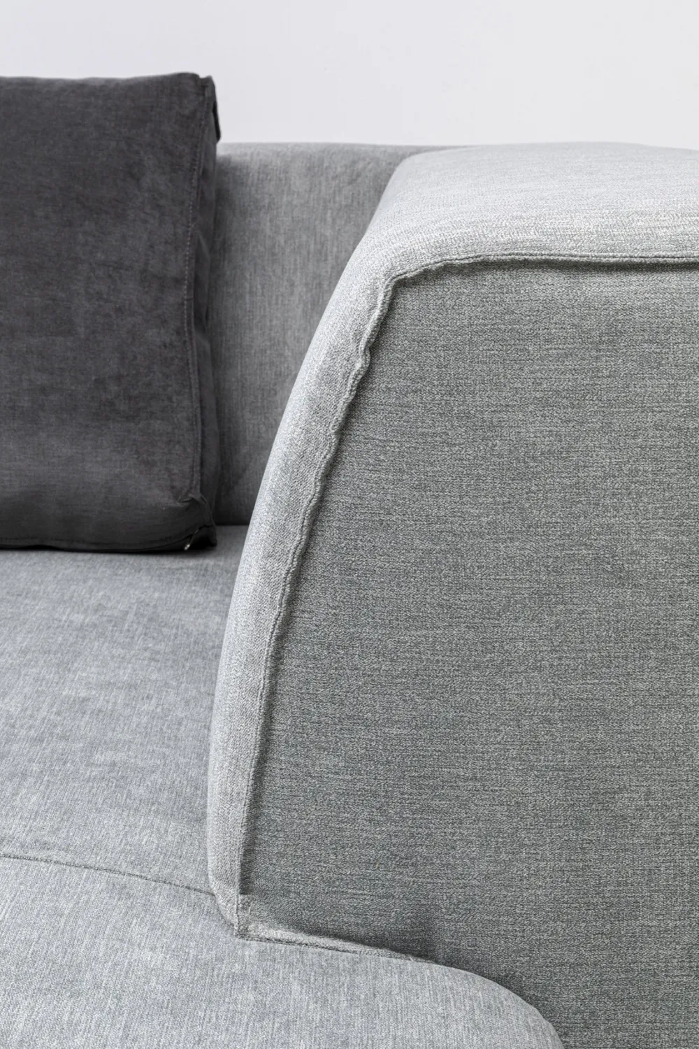 KARE Design Moduulisohvat*Infinity Ottomane Elements Moduuli, Harmaa, Oikea