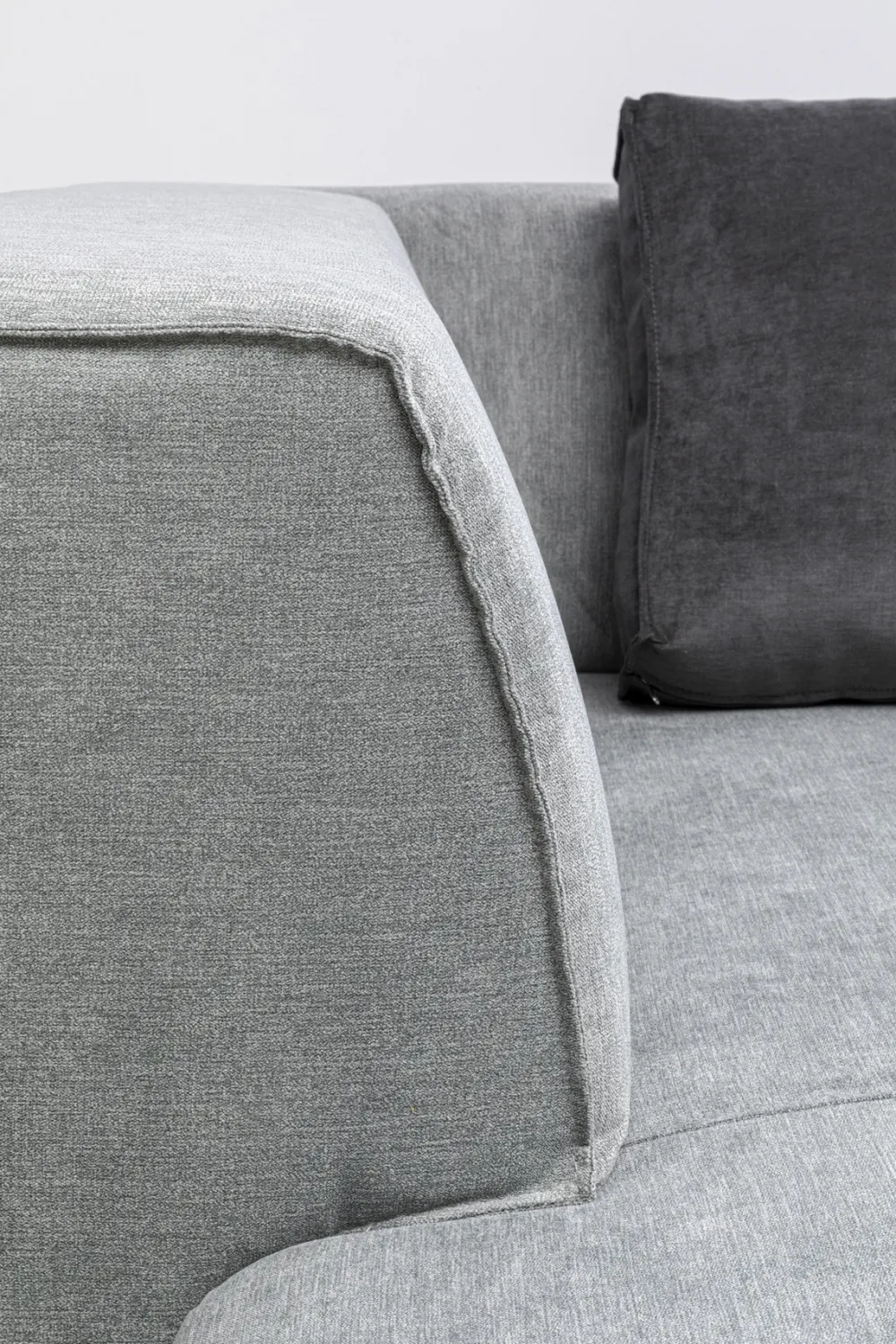 KARE Design Moduulisohvat*Infinity Ottomane Elements Moduuli, Harmaa, Vasen