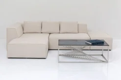 KARE Design Olohuone|Kulmasohvat*Infinity Ottomane Kulmasohva - Kermanvärinen, Vasen