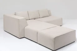 KARE Design Olohuone|Kulmasohvat*Infinity Ottomane Kulmasohva - Kermanvärinen, Vasen