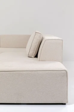 KARE Design Olohuone|Kulmasohvat*Infinity Ottomane Kulmasohva - Kermanvärinen, Vasen