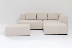 KARE Design Olohuone|Kulmasohvat*Infinity Ottomane Kulmasohva - Kermanvärinen, Oikea