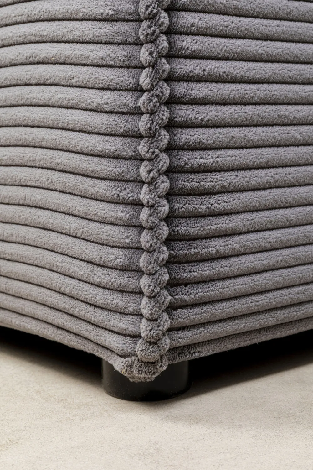 KARE Design Olohuone|Kulmasohvat*Infinity Ottomane Kulmasohva, Vakosametti, Harmaa, Oikea