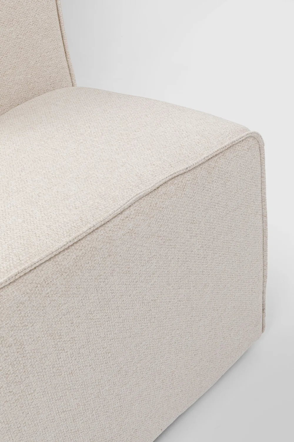 KARE Design Moduulisohvat|Lepotuolit*Infinity Ottomane Moduuli - Kermanvärinen, Vasen 182cm