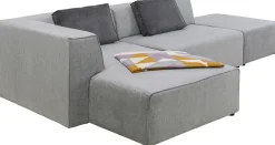 KARE Design Olohuone|Kulmasohvat*Infinity Ottomane Sohva, Harmaa, Vasen