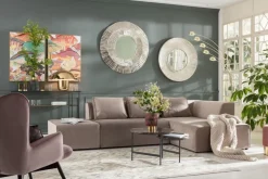 KARE Design Olohuone|Kulmasohvat*Infinity Velvet Kulmasohva, Taupe, Oikea