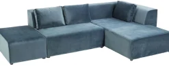 KARE Design Sohvat|Moduulisohvat*Infinity Velvet Kulmasohva, Ocean, Oikea