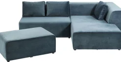KARE Design Sohvat|Moduulisohvat*Infinity Velvet Kulmasohva, Ocean, Oikea