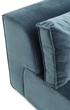 KARE Design Sohvat|Moduulisohvat*Infinity Velvet Kulmasohva, Ocean, Oikea