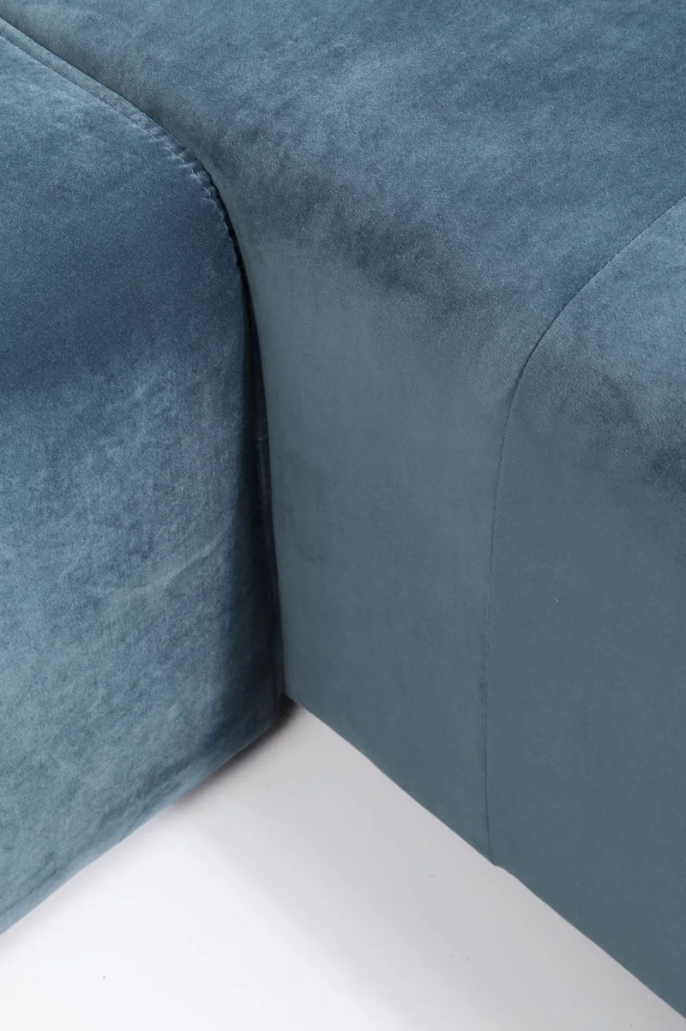 KARE Design Sohvat|Moduulisohvat*Infinity Velvet Kulmasohva, Ocean, Oikea