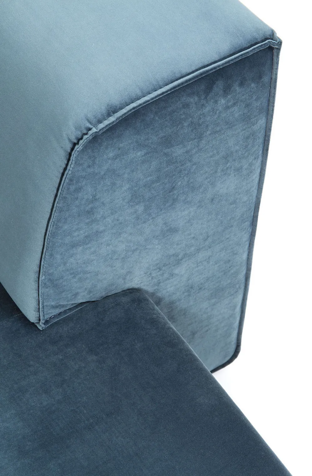 KARE Design Sohvat|Moduulisohvat*Infinity Velvet Kulmasohva, Ocean, Oikea