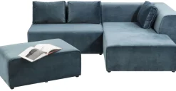 KARE Design Sohvat|Moduulisohvat*Infinity Velvet Kulmasohva, Ocean, Oikea