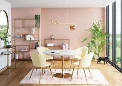 KARE Design Pöydät*Invitation Pöydänjalka, Messinki Ø60cm