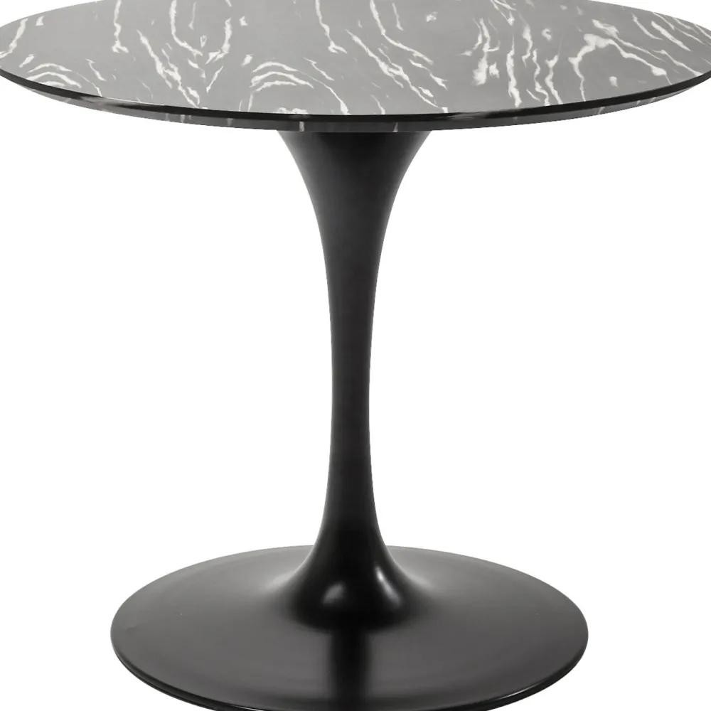 KARE Design Pöydät*Invitation Pöydänjalka, Musta Ø60cm