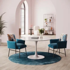 KARE Design Pöydät*Invitation Pöydänjalka, Valkoinen Ø60cm