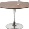 KARE Design Pöydät*Invitation Pyöreä Pöytä Pähkinä/sinkki Ø120cm