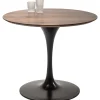 KARE Design Pöydät*Invitation Pyöreä Pöytä Pähkinä/musta Ø90cm