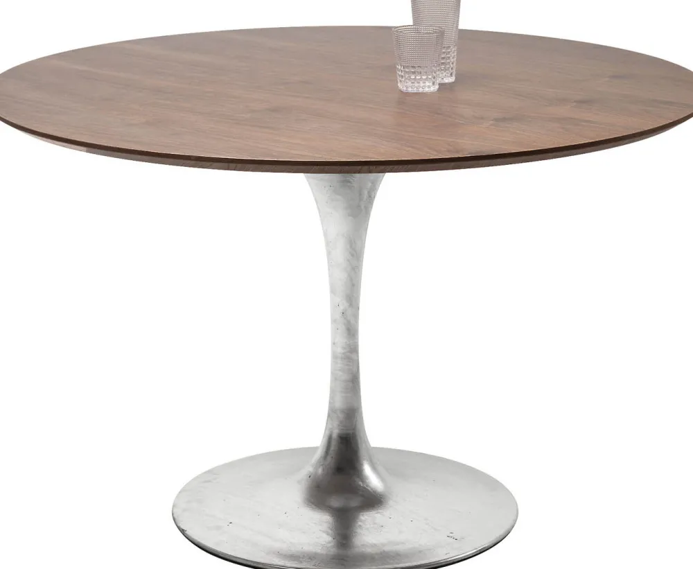 KARE Design Pöydät*Invitation Pyöreä Pöytälevy, Pähkinä Ø120cm